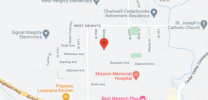 map of 32073 WESTVIEW AVENUE